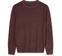 Strickpullover OLYMP "OLYMP Casual Strick, Pullover", Herren, Gr. XL, bordeaux, 100% Schurwolle, Pullover Strickpullover (33732325-XL) bordeaux