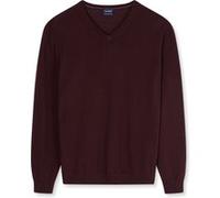 Strickpullover OLYMP "OLYMP Casual Strick, Pullover", Herren, Gr. XXL, braun (bordeaux), 100% Schurwolle, Pullover Strickpullover (62105243-XXL) bordeaux