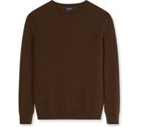 Strickpullover OLYMP "OLYMP Casual Strick, Pullover", Herren, Gr. 3XL, rot (braun), 50% Wolle, 25% Polyacryl, 24% Polyamid, 1% Elasthan, Pullover Strickpullover (71341663-XXXL) braun