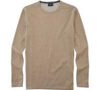 OLYMP Level Five Casual Body Fit Pullover camel, Einfarbig