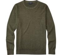 OLYMP Modern Fit Pullover dunkelgrün, Einfarbig