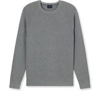 OLYMP Casual Regular Fit Pullover grau, Strukturiert