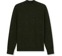 OLYMP Casual Regular Fit Rollkragenpullover graugrün, Einfarbig