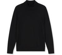 OLYMP Casual Regular Fit Pullover schwarz, Einfarbig