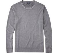 Strickpullover OLYMP "OLYMP Casual Strick", Herren, Gr. M, stein, 100% Schurwolle, Pullover Strickpullover (96004837-M) stein