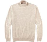 OLYMP Herren Rollkragenpullover Casual.Strick,Single Jersey,Regular fit,Hellbeige 20,L