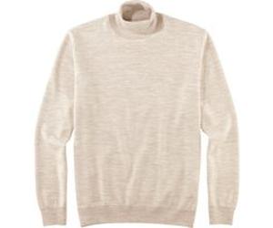 OLYMP Casual Strick Rollkragen Pullover Herren, Beige, , M (01501220M)