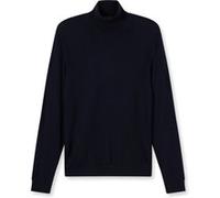 Rollkragenpullover OLYMP "OLYMP Casual Strick", Herren, Gr. L, blau (marine), 100% Schurwolle, Pullover Rollkragenpullover (78675336-L) marine