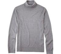 OLYMP Casual Regular Fit Rollkragenpullover stein, Einfarbig