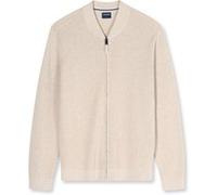 Strickjacke OLYMP "OLYMP Casual Strick, Strickjacke", Herren, Gr. M, hellbeige, 89% Baumwolle, 11% Polyamid, Strickjacken Strickjacke (69188004-M) hellbeige