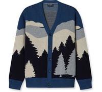 OLYMP Casual Strick Strickjacke Herren, Blau, , XL (53188618XL)