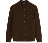 Strickjacke OLYMP "OLYMP Casual Strick, Strickjacke", Herren, Gr. 3XL, braun, 50% Wolle, 25% Polyacryl, 24% Polyamid, 1% Elasthan, Strickjacken Strickjacke (76229022-XXXL) braun