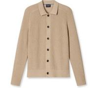 OLYMP Casual Regular Fit Strickjacke natur, Strukturiert