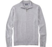 OLYMP Casual Regular Fit Strickjacke silbergrau, Einfarbig