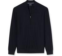 Strickjacke OLYMP "OLYMP Casual Strick", Herren, Gr. 4XL, marine, 100% Baumwolle, Strickjacken (46002001-4XL) marine