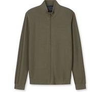 OLYMP Casual Regular Fit Strickjacke oliv, Einfarbig