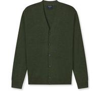 OLYMP Casual Strick Sweatjacke Herren, Oliv, , XL (53356647XL)