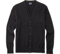 OLYMP Herren Strickjacke Casual.Strick,Single Jersey,978 Knit Regular fit,schwarz 68,XL