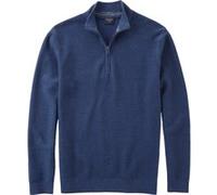 OLYMP Casual Regular Fit Troyer blau, Strukturiert