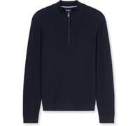 OLYMP Casual Regular Fit Troyer marine, Strukturiert