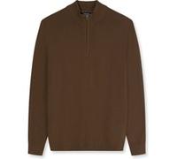 Strickpullover OLYMP "OLYMP Casual Strick, Regular Fit", Herren, Gr. 4XL, braun (schwarz, braun), 100% Schurwolle, Pullover Strickpullover (54289562-4XL) schwarz, braun