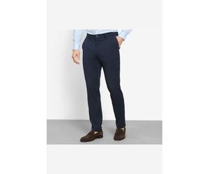 OLYMP Casual Tapered Fit Hose marine, Einfarbig