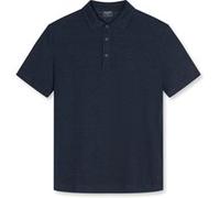 OLYMP Level 5 Slim Fit Poloshirt aus Leinen-Elasthan-Mix in Marine, Größe M