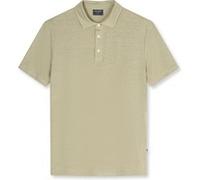 OLYMP Level 5 Slim Fit Poloshirt aus Leinen-Elasthan-Mix in Schilf, Größe M