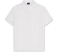 OLYMP Level 5 Slim Fit Poloshirt aus Leinen-Elasthan-Mix in Weiss, Größe XL