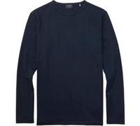 Langarmshirt OLYMP "Casual", Herren, Gr. M, blau (marine), Obermaterial: 60% Baumwolle, 40% Modal, Rundhals, Shirts Langarmshirt (29390640-M) marine