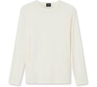 OLYMP Langarmshirt Casual – Herren Rundhals 60% Baumwolle/40% Modal Weiß Gr. 3XL