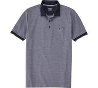 OLYMP Casual Wirk Poloshirt Herren, Blau, Kurzarm, L (54075218L)