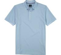 OLYMP Polo-Shirt Casual Wirk – Kurzarm, Regular-fit, 51% Baumwolle/49% Polyester, blau S