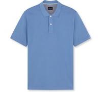 Poloshirt OLYMP "OLYMP Casual Wirk", Herren, Gr. S, blau (rauchblau), 100% Baumwolle, Shirts (54823211-S) rauchblau