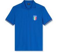 OLYMP Casual Regular Fit Halbarmpullover blau, Einfarbig