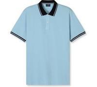 Poloshirt OLYMP "OLYMP Casual Wirk", Herren, Gr. XS, blau (bleu), 100% Baumwolle, Shirts (41419352-XS) bleu