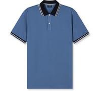 OLYMP Casual Wirk Poloshirt Herren, Blau, Kurzarm, XS (54115213XS)