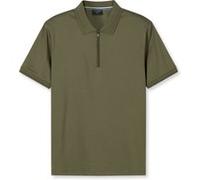 OLYMP Casual Relaxed Fit Poloshirt Kurzarm oliv