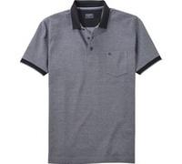 OLYMP Casual Wirk Poloshirt Herren, Schwarz, Kurzarm, S (54075268S)