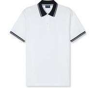 OLYMP Casual Wirk Poloshirt Herren, Weiß, Kurzarm, 4XL (541152004XL)