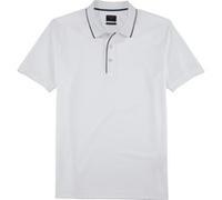 OLYMP Herren Polo-Shirt Kurzarm Casual.Wirk,Interlock,984 Casual Circular Knit Regular fit,99 Weiss 00,XXL