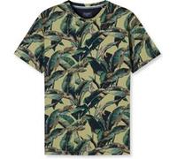 OLYMP Casual Regular Fit T-Shirt Rundhals grün, Bedruckt