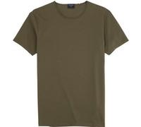 OLYMP Casual Wirk T-Shirt Herren, Oliv, Kurzarm, M (56014247M)