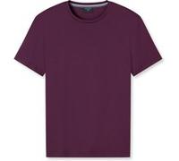 OLYMP Casual Regular Fit T-Shirt Rundhals pflaume, Einfarbig