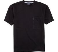 OLYMP Casual Wirk T-Shirt Herren, Schwarz, Kurzarm, S (56004268S)