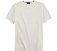 OLYMP Casual Regular Fit T-Shirt Rundhals Off White, Einfarbig