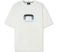 OLYMP Casual Regular Fit T-Shirt Rundhals ecru, Bedruckt