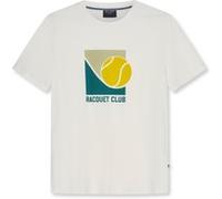 OLYMP Casual Wirk T-Shirt Herren, Weiß, Kurzarm, L (56141201L)