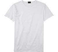 OLYMP Herren T-Shirt Rundhals Casual.Wirk,Uni,984 Casual Circular Knit Regular fit,99 Keine Zuordnung möglich,Weiss 00,M