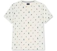 OLYMP Casual Wirk T-Shirt Herren, Weiß, Kurzarm, M (56121201M)